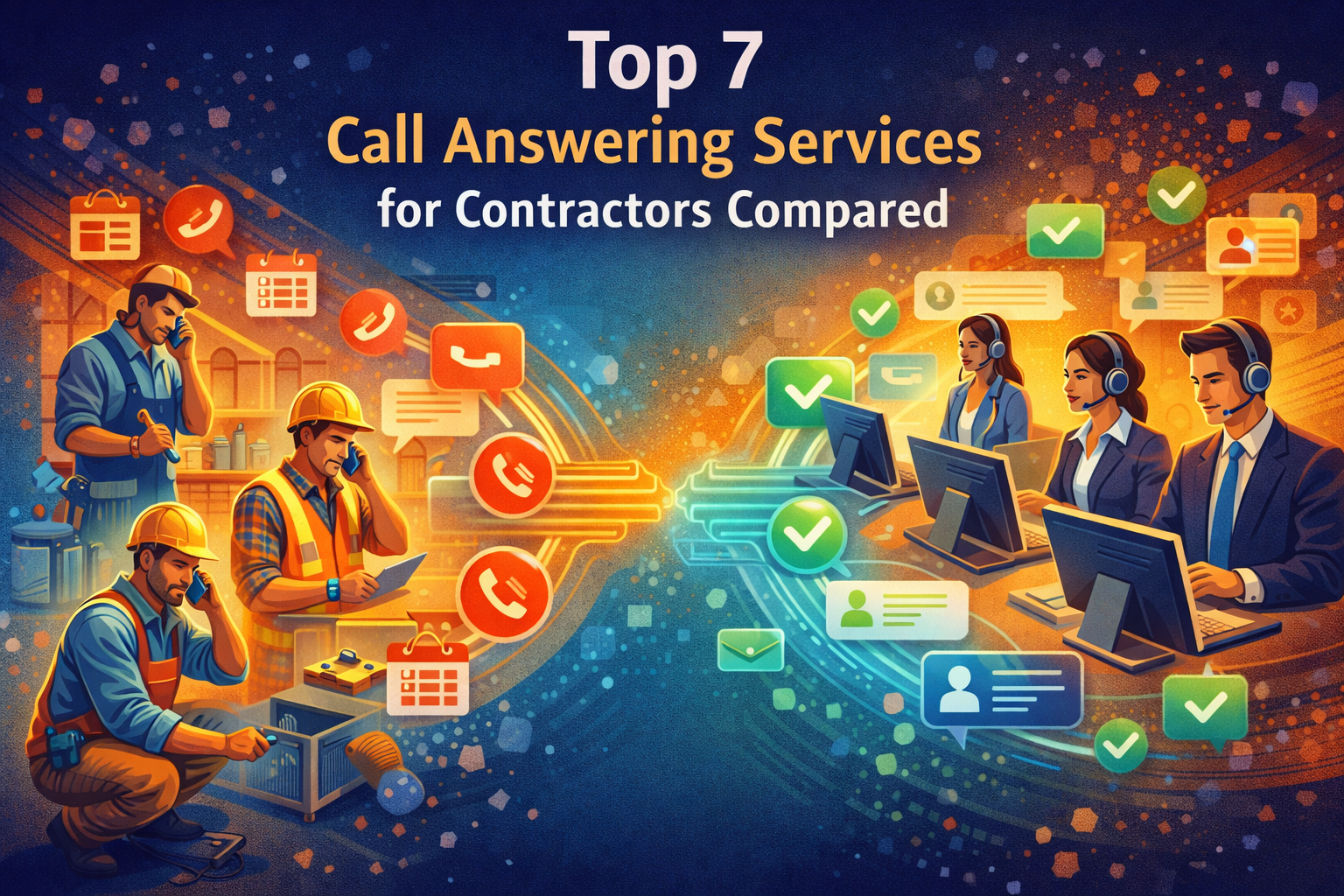 Top 7 Call Answering Services for Contractors Compared