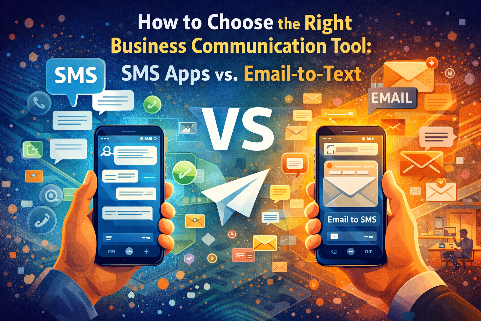 How to Choose the Right Business Communication Tool: SMS Apps vs. Email-to-Text